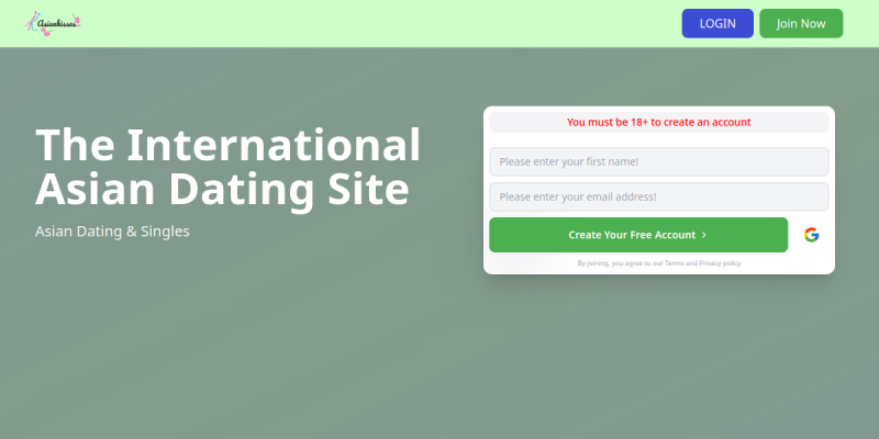 AsianKisses.de screenshot 1